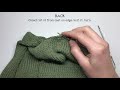 Knitting Tutorial / V-neck Vest