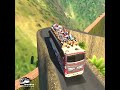 FULL SPEED  Overloaded Bus Horrible Journey !! Dangerous Roads in The World || ETS2