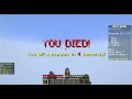 Trying java bedwars in Minecraft