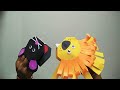 The Lion & The Mouse story with paper puppet #Toy based pedagogy #Toy based Teaching #paper puppet