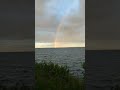 Cass Lake Minnesota rainbow