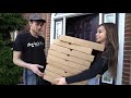 DELIVERING PIZZAS to my CRUSH HOUSE! (bad idea)