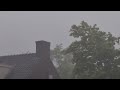Onweer hier in Schijndel met hagel en veel regen de straten weer onder water 🙏🌈❄️🌩🌧🌈♥️🙏
