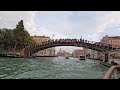 Grand Canal, Venice - magnificent palaces and the world-famous Rialto Bridge