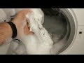 Experiment - Cotton and Dishwashing liquid - in a Washing Machine