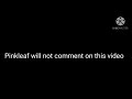 Pinkleaf will not comment on this video