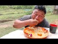 Hard working and Eating special Naga Spicy Curry 🔥 mukbang