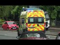 [CONVOY] - X2 Ambulances responding together in Maidstone!