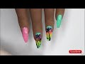 Como hacer palmeras en las uñas/Diseño Nail Art/🌴😍