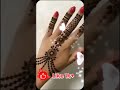 Mashallah beautiful back hand mehndi design