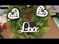 Wood Heart DIY Crafts using heart cutouts and wood canvas!