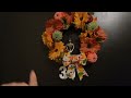 My Dollar Tree Fall Wreath