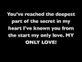 Sailor Moon My Only Love- Lyrics