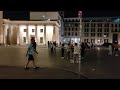 Berlin - Brandenburger Tor um Mitternacht.