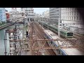 赤い相鉄10000系 横浜駅〜平沼橋駅間