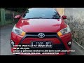 HARGA MOBIL BEKAS TOYOTA YARIS TAHUN 2014 - 2016