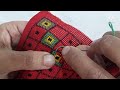 Single cross stitch Etamine tutorial for beginners - تعليم ايتامين للمبتدئين غرزه فرديه