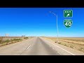 4K  Drive: Amarillo to Albuquerque. I 40 West. Interstate 40 West