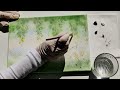 Lipcowa Zieleń - malowanie farbami akrylowymi dla początkujących | July Green acrylic painting | DIY