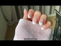 How to do French nails with a beauty blender at home (Super easy and perfect)