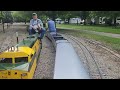 The Final Run of Passenger Train 105 on the White Creek Railroad in Michigan, September 2022