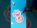 PEONY FLOWER IN ONE STROKE PAINTING || GLIMPSE PAINT