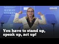 ENGLISH SPEECH | MERYL STREEP: Stand Up and Speak Up (English Subtitles)