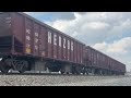 RARE! Dual CP SD60s leading CP Ballast train near Heritage Station on the Aldersyde Subdivision.