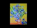 Van Gogh's Iris In Vase Paint By Numbers (PBN)