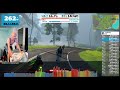 a zwift race 🤨