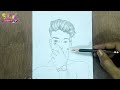 How to draw a girl face - Girl face drawing with pencil sketch.