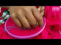 Easy Hand embroidery || Spider stitch design ||  Spider stitch tutorial