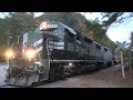 WHEEL SLIP! Sparks Fly on the Fulton County Railroad as Locomotive Stalls on Hill