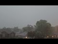 Shelf cloud and strong winds in Little Rock, Arkansas 4/20/2023