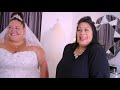 Bride Is Terrified That She Won't Find A Dress Which Fits Her! | Curvy Brides Boutique