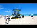MIAMI BEACH WALKING TOUR MAY 2021 4K UHD 60FPS  FLORIDA USA AΩ