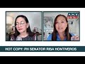 PH Senator Risa Hontiveros on Senate probe on POGOs, Quiboloy, ICC | ANC