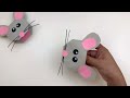 DIY PAPER MOUSE PUPPET | Moving Paper TOYS /Paper Craft / KIDS crafts