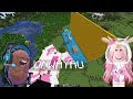 BUILD BATTLE !! TAPI ATUN PAKE CHEAT MENGUBAH UKURAN TUBUH MOMON !! Feat @PakGM @bugm Minecraft