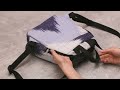 The easiest rectangular backpack - I will teach how to sew one!