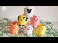 Farm animals playset | How to make 3d farm animals using paper for kids