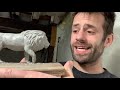 African Lion Sculpture | Super Sculpey Lion