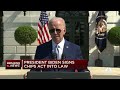 President Biden signs Chips Act into law