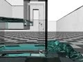 Blender 3D Fluid Simulation: Siphon Test