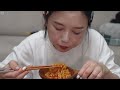 Real Mukbang:) The Spiciest Buldak Spicy Noodles in Korea! ★ ft. Grilled Pork intestine