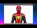 How to DRAW SPIDER MAN No Way Home 🕷 new suit 🕷 | Simple & Easy