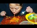 SPICY NOODLE CHICKEN LEG PIECE POTATO & RICE PAKORA EATING || NEPALI MUKBANG || EATING SHOW