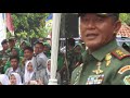 TNI CILIK BERAKSI - BARIS BERBARIS DALAM ACARA PENUTUPAN TMMD KE 102 SUBANG