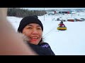 EP.-143-เล่น​Snow​tubing ครั้งแรก​#snowtubling​#snow#winter #canada_life #outdoor #family