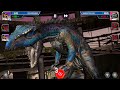 PACHYGALOSAURUS BATTLE OSTAPOSAURUS VS INDORAPTOR GEN 2 | JURASSIC WORLD THE GAME